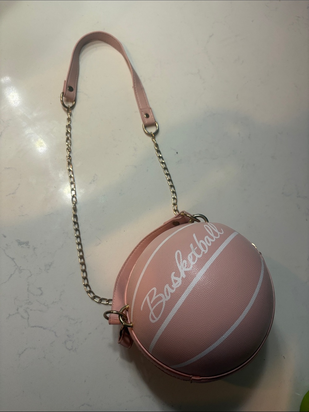 Pink Basketball Crossbody Bag - Fashionable Women's Bag